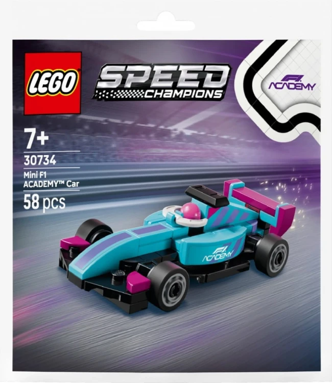 LEGO Klocki Speed Champions 30734 Mały bolid F1 ACADEMY