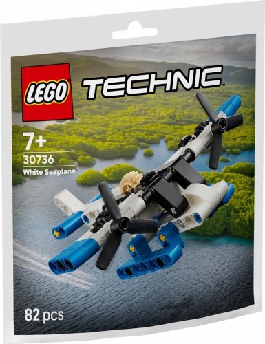 LEGO Klocki Technic 30736 Biały wodnosamolot