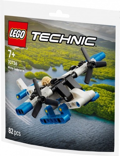 LEGO Klocki Technic 30736 Biały wodnosamolot