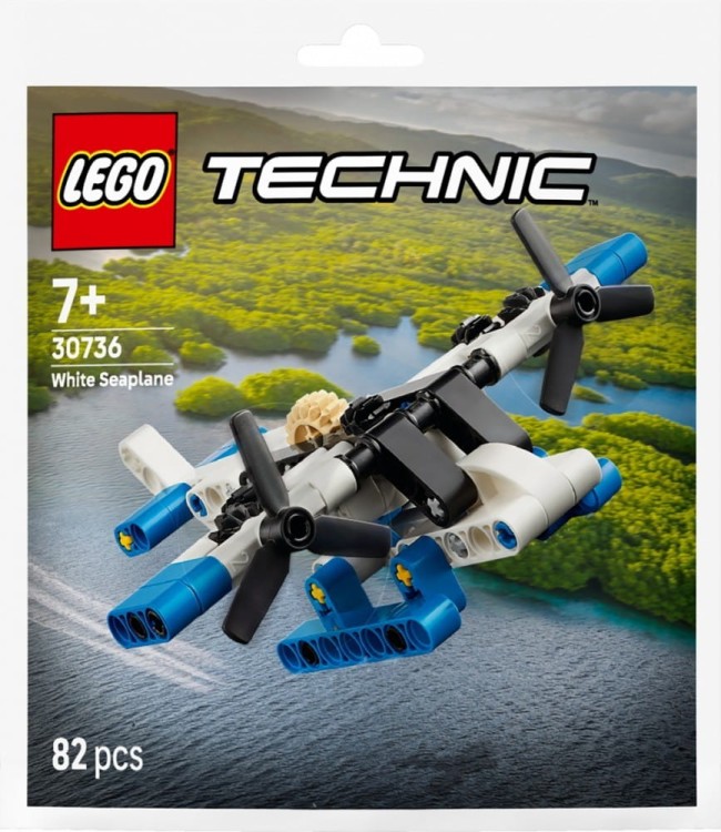 LEGO Klocki Technic 30736 Biały wodnosamolot