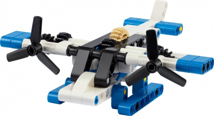 LEGO Klocki Technic 30736 Biały wodnosamolot