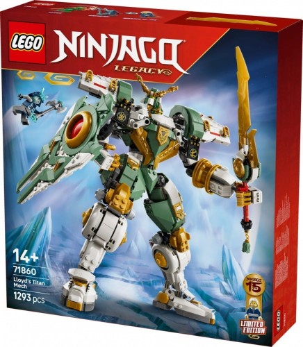 LEGO Klocki Ninjago 71860 Tytanowy mech Lloyda 15. rocznica