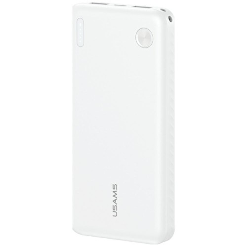 USAMS Powerbank PB83 10000mAh PD 2xUSB-A USB-C biały