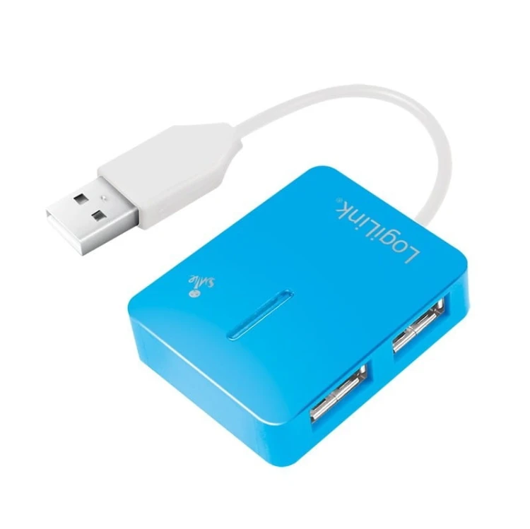 LogiLink HUB USB 2.0 4-portowy Smile - niebieski