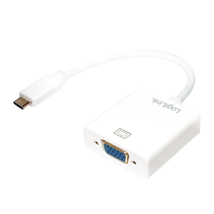 LogiLink Adapter USB-C 3.1 do VGA 1080p,Mac OSX, Chrome OS