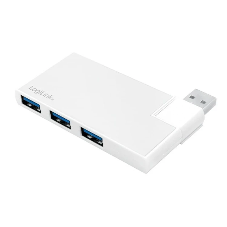 LogiLink Hub 4xUSB3.0, OTG, srebrny