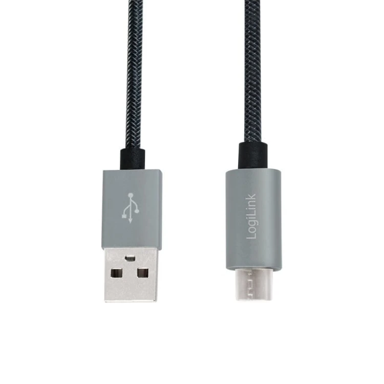 LogiLink Kabel USB 2.0 A męski do Micro-B męski, dł. 2m szary