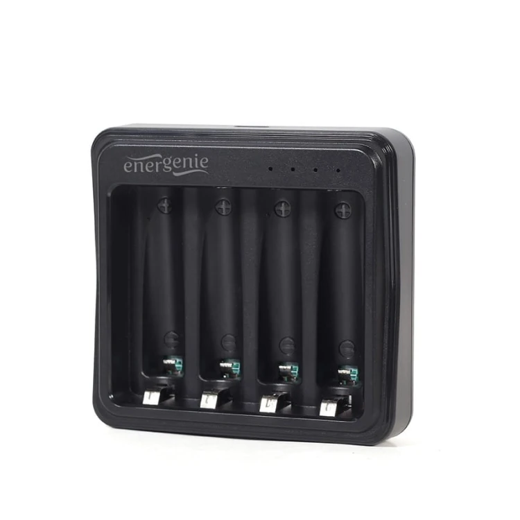 Gembird Ładowarka USB do akumulatorów AA/AAA, czarna