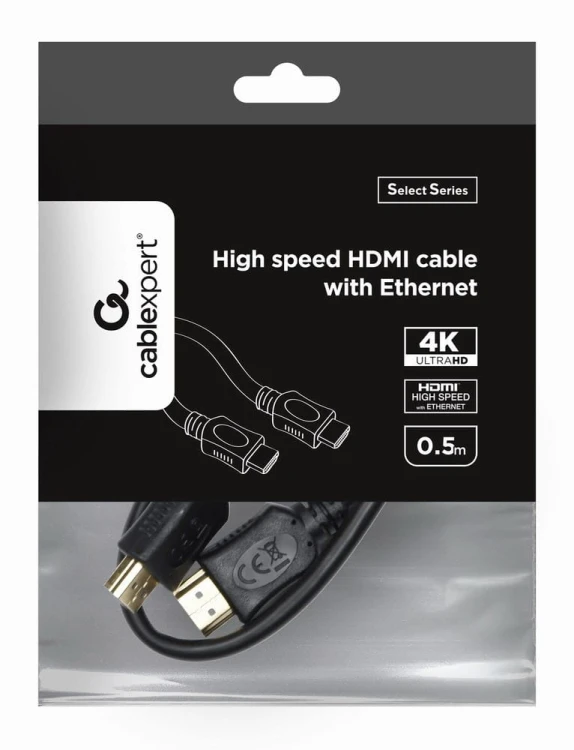 Gembird Kabel HDMI z Ethernet Select Series 0.5 m