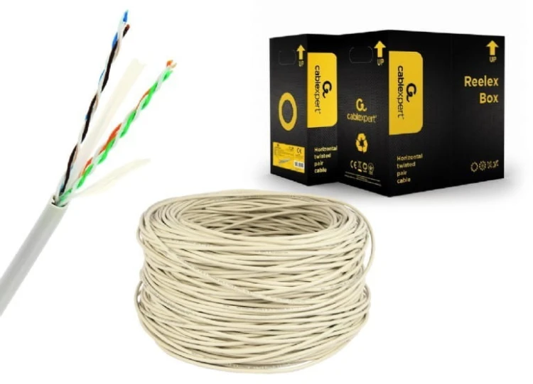 Gembird Kabel CAT6 UTP LAN (premium CCA), linka, Eca, 305 m