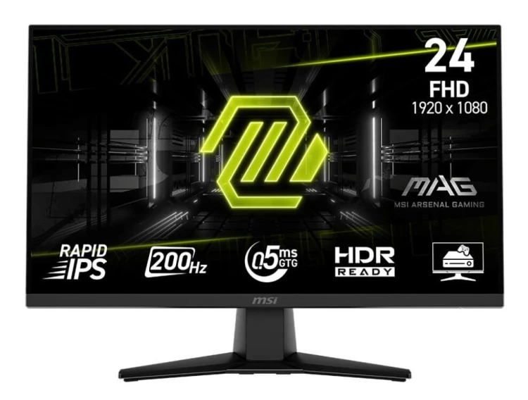 MSI Monitor MAG 242F     23.8 cala/LED/FHD/Flat/200Hz/Czarny