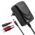 Qoltec Ładowarka do akumulatora AGM GEL STD | Prostownik 6V/12V | 6W |  5.5x2.1 | kabel 1.8m