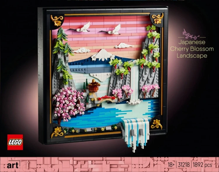 LEGO Klocki ART 31218 Japoński krajobraz z kwitnącą wiśnią