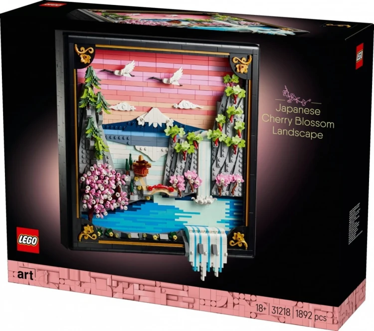 LEGO Klocki ART 31218 Japoński krajobraz z kwitnącą wiśnią