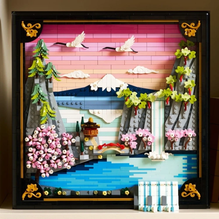 LEGO Klocki ART 31218 Japoński krajobraz z kwitnącą wiśnią