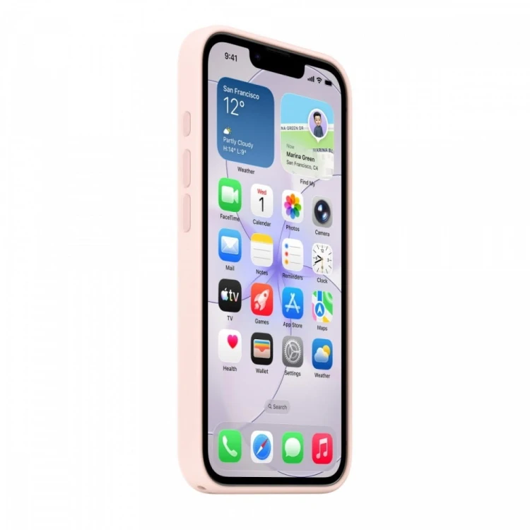 Apple Etui silikonowe z MagSafe do iPhonea 17e - jasnoróżowe