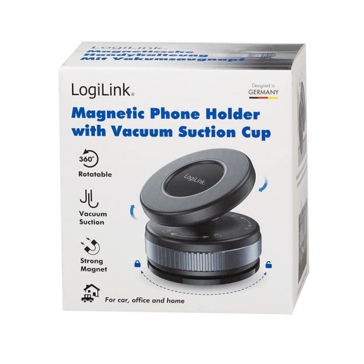 LogiLink Magnetyczny uchwyt na smartfona z przyssawką
