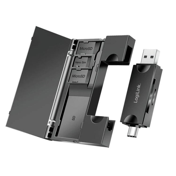 LogiLink Czytnik kart USB3.2 Gen 1, SD/microSD