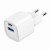 Gembird Szybka ładowarka USB z 2 portami i gniazdem AC, 20W, biała