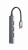 Gembird HUB USB 4-Porty (USB3 x 1, USB2 x 3), srebrny