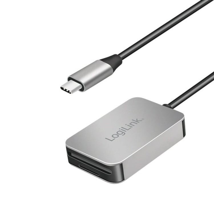 LogiLink Czytnik kart USB3.2 Gen 1, SD/microSD, USB-C