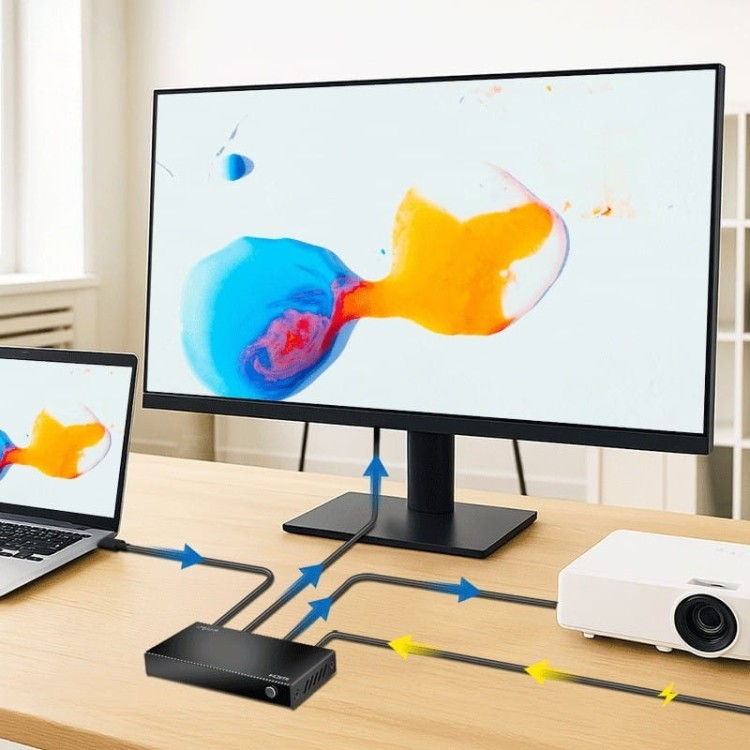 LogiLink Splitter HDMI, 1x2-Port 4K/60Hz