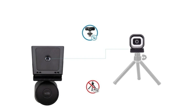 i-tec Kamera SOLOMON 700 STREAM 4K Webcam z Ring Light PDAF - CAMSOLOMON4K700