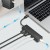 LogiLink Hub USB-C, 4-porty 2x USB-A,2xUSB-C, czarny