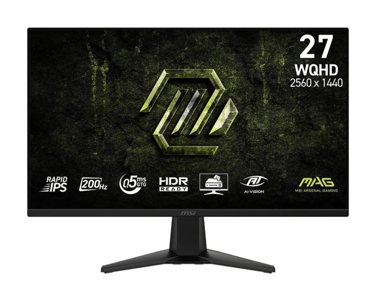 MSI Monitor MAG 275QF E20  27 cali/LED/WQHD/Flat/200Hz/Czarny
