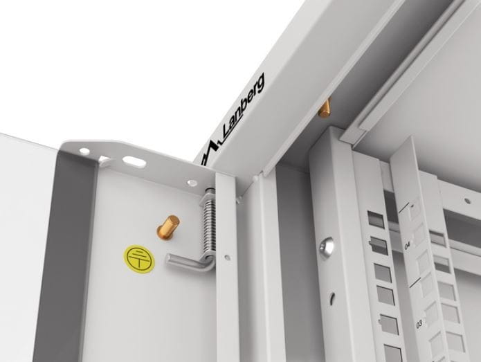 Lanberg Szafa instalacyjna RACK wisząca 19 cali 4U 600 szara WFFA-5604-10S