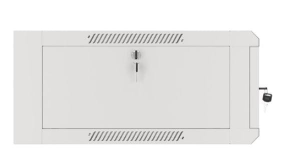 Lanberg Szafa instalacyjna RACK wisząca 19 cali 4U 600 szara WFFA-5604-10S