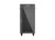 Lanberg Szafa instalacyjna rack stojąca 19" 24U 600x600  czarna drzwi przeszklone LCD ( Flat pack)V2