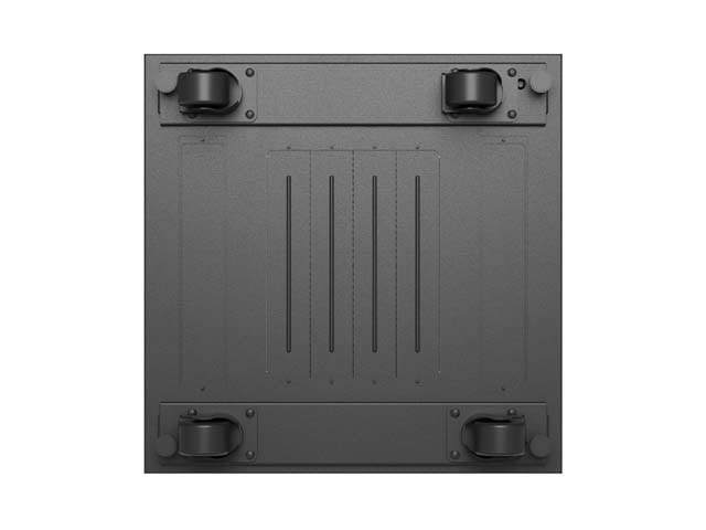 Lanberg Szafa instalacyjna rack stojąca 19" 24U 600x600  czarna drzwi przeszklone LCD ( Flat pack)V2