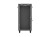 Lanberg Szafa instalacyjna rack stojąca 19" 24U 600x600  czarna drzwi przeszklone LCD ( Flat pack)V2