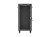 Lanberg Szafa instalacyjna rack stojąca 19" 24U  600x800 czarna drzwi przeszklone LCD ( Flat pack) V2