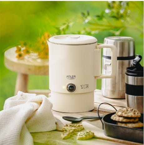 Adler Czajnik turystyczny 0,8 l beżowy AD 1388
