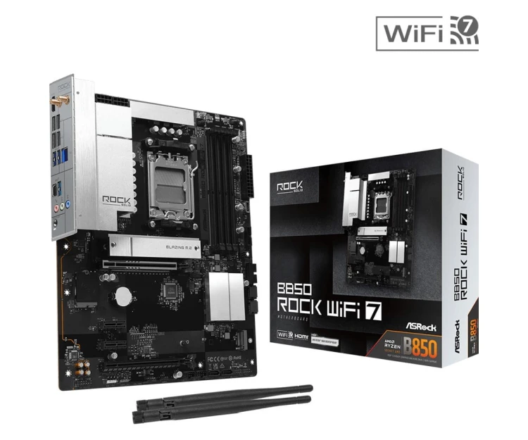 ASRock Płyta główna B850 ROCK WIFI 7 AM5 4DDR5 ATX
