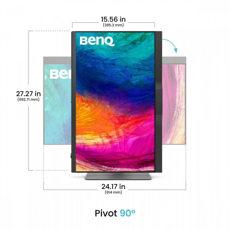 Benq Monitor 27 cali PD2770U LED IPS/60Hz/5ms/pivot