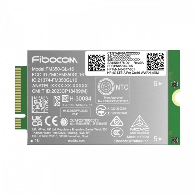 HP Inc. Modem 4G LTE-AP WWAN AM5R3AA