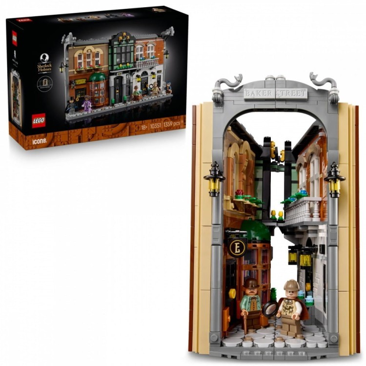 LEGO Klocki Icons 10351 Sherlock Holmes: Book nook
