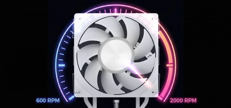 MODECOM Chłodzenie powietrzne Volcano 0C T201 120 białe