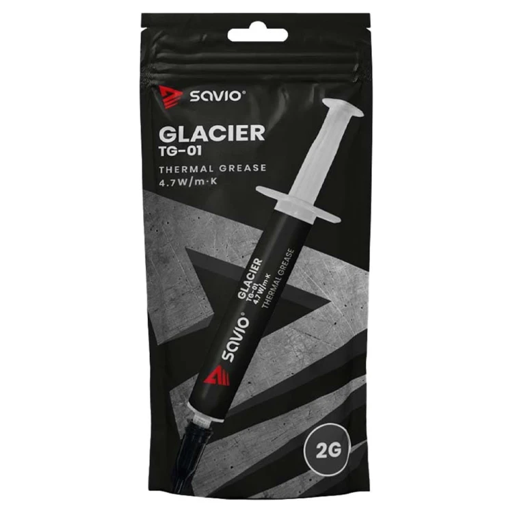 Savio Pasta termoprzewodząca GLACIER TG-01 4.7W/m-K, 2g