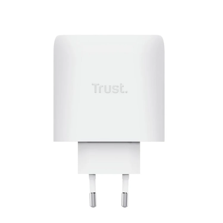 Trust Ładowarka biała MAXO GaN 65W 3xUSB-C 1xUSB-A