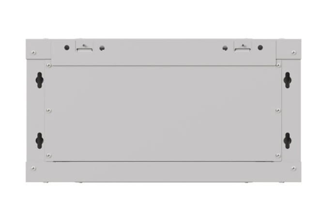 Lanberg Szafa instalacyjna rack wisząca 19" 4U 540x350 szara drzwi przeszklone (flat pack)