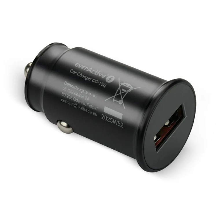everActive Ładowarka samochodowa CC-15Q QC3.0 18W 1XUSB