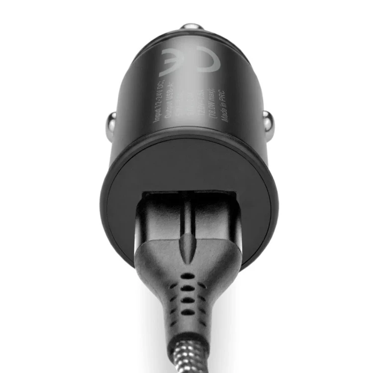 everActive Ładowarka samochodowa CC-15QC QC3.0 18W 1XUSB + kabel USB-C 1m