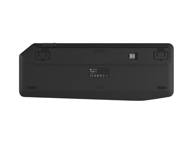 Natec Klawiatura smart TV Turbot 2 slim bezprzewodowa BT+2.4GHZ