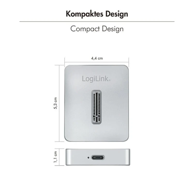 LogiLink Stacja dokująca dla M.2 NVMe, USB 3.2 Gen2