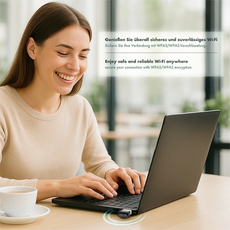 LogiLink Adapter bezprzewodowy USB WLAN, 11ac, 650Mbit