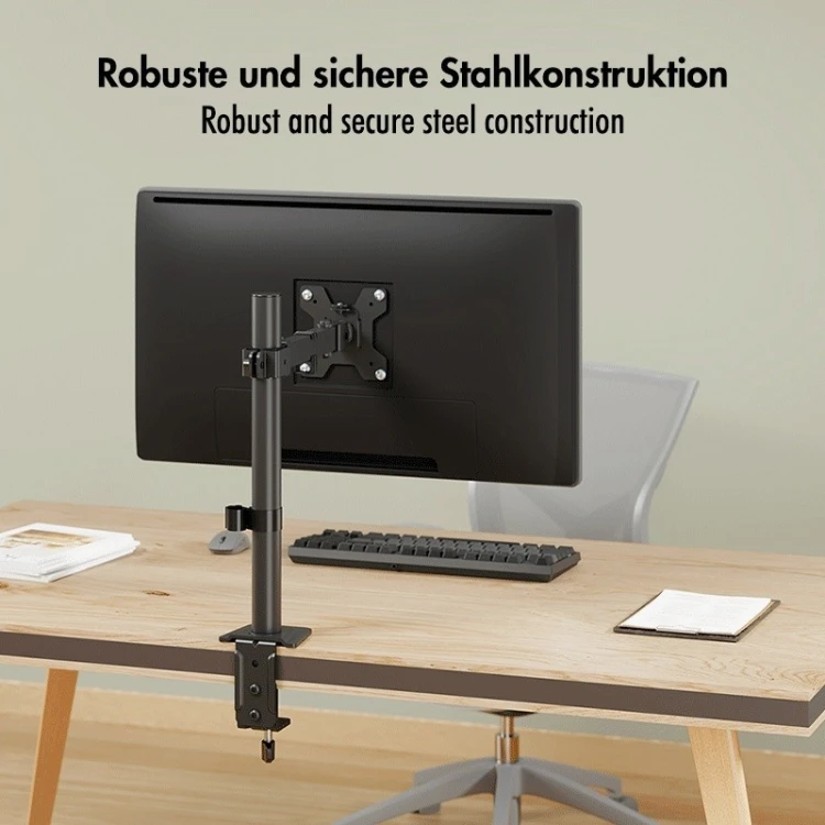 LogiLink Uchwyt do monitora 17 - 32', max 10kg., stalowy